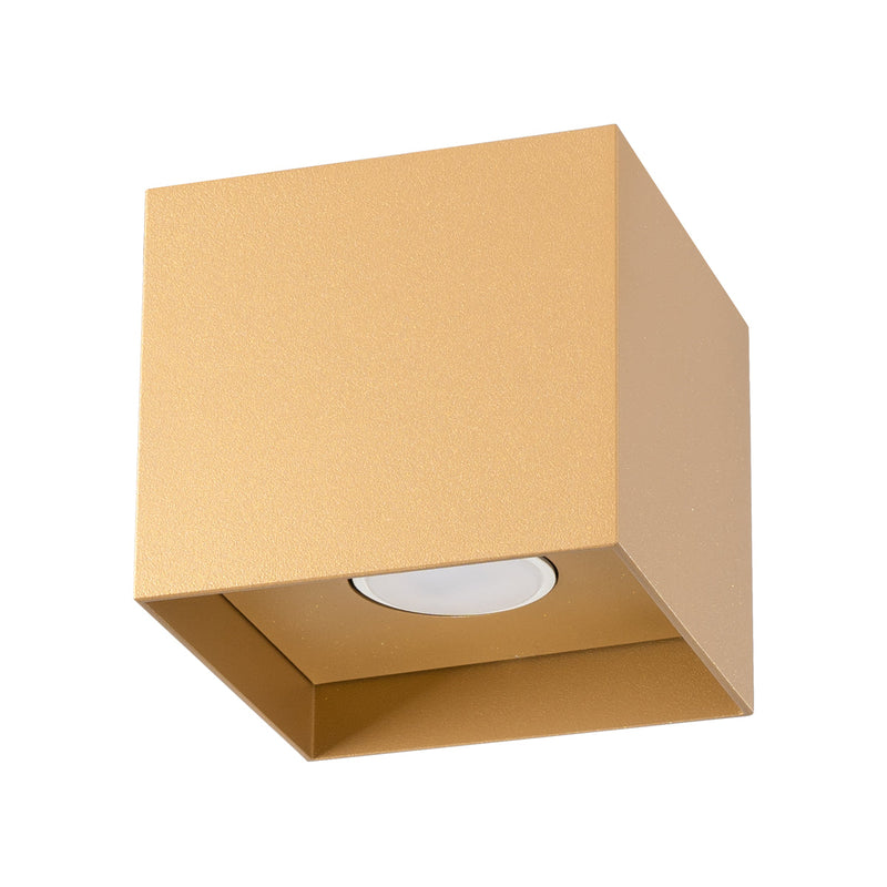 Plafonnier Cube Intemporel or
