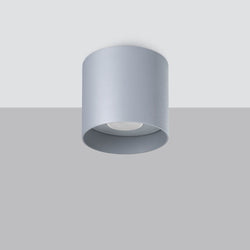 Plafonnier Cylindre Intemporel gris