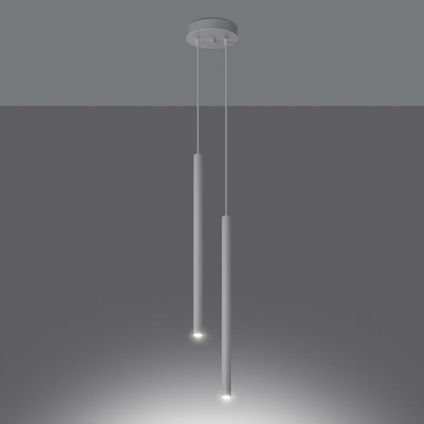 Lampe suspendue Halo 2 blanc