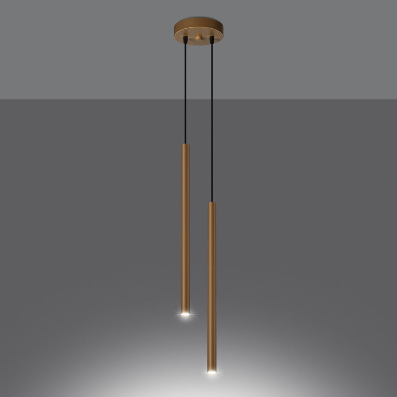 Lampe pendante Halo 2 or