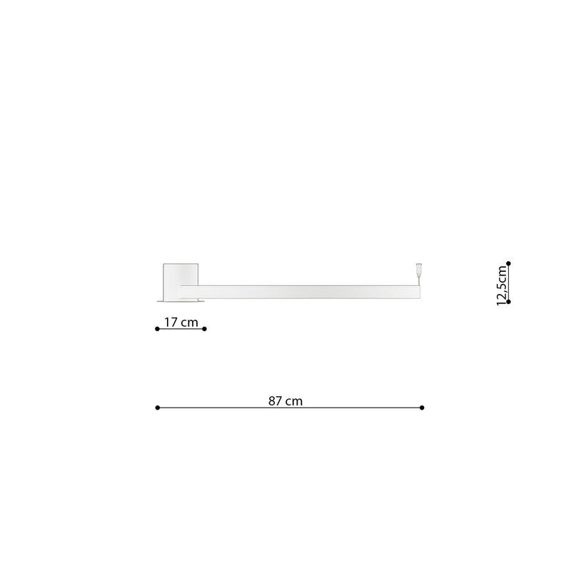 Plafonnier Anneau Solis 78 blanc 4000K