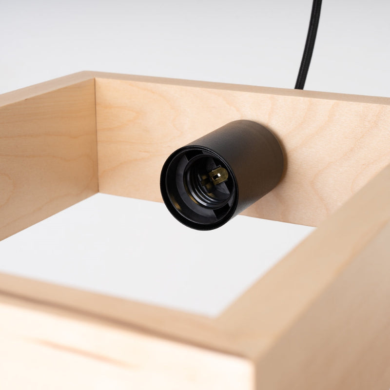 Lampe suspendue Cadre Pure bois naturel