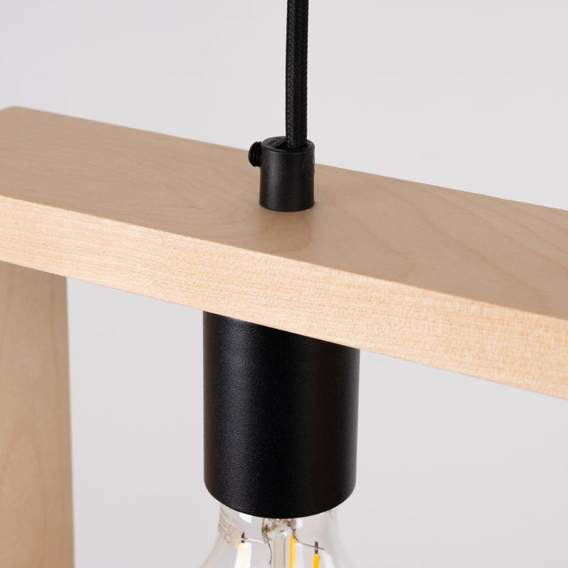 Lampe suspendue Cadre Pure bois naturel