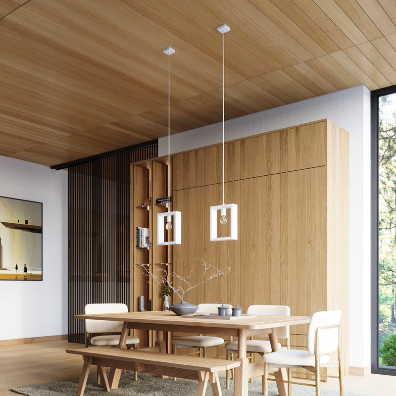 Lampe suspendue Cadre Pure blanc