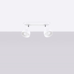 Plafonnier Cloche Réglable Elba 2 blanc