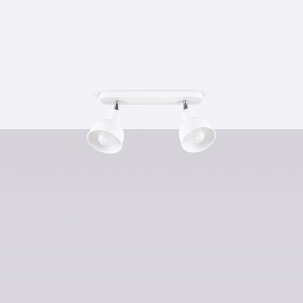 Plafonnier Cloche Réglable Elba 2 blanc