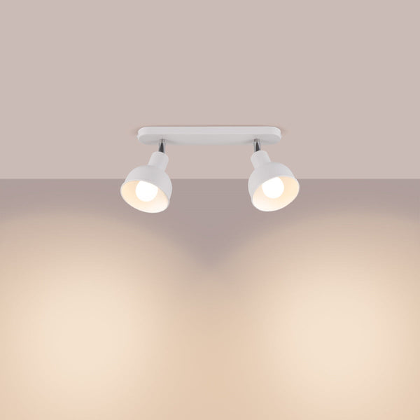 Plafonnier Cloche Réglable Elba 2 blanc
