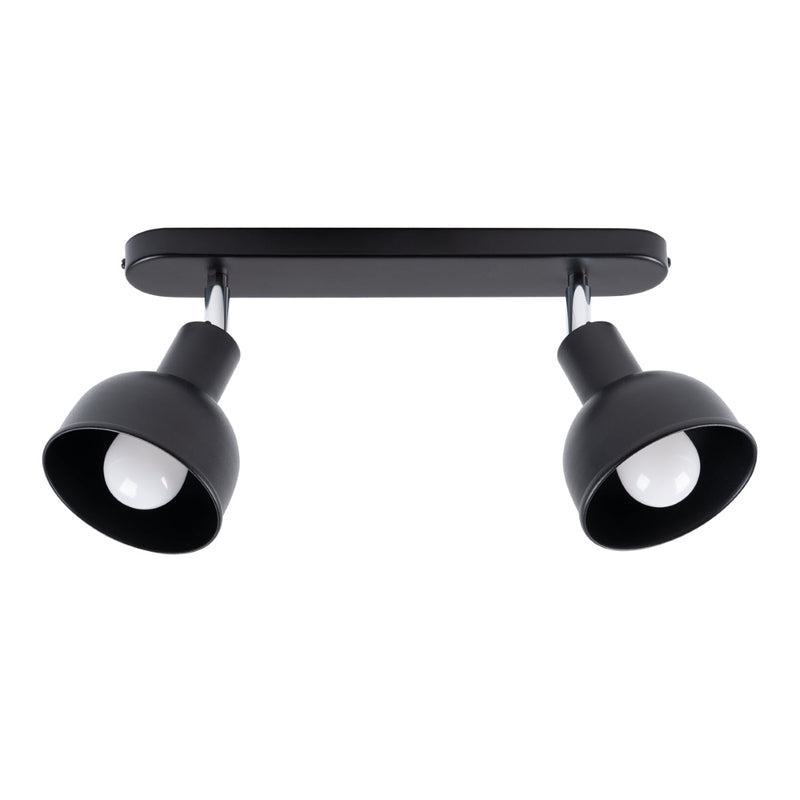 Plafonnier Cloche Réglable Elba 2 noir