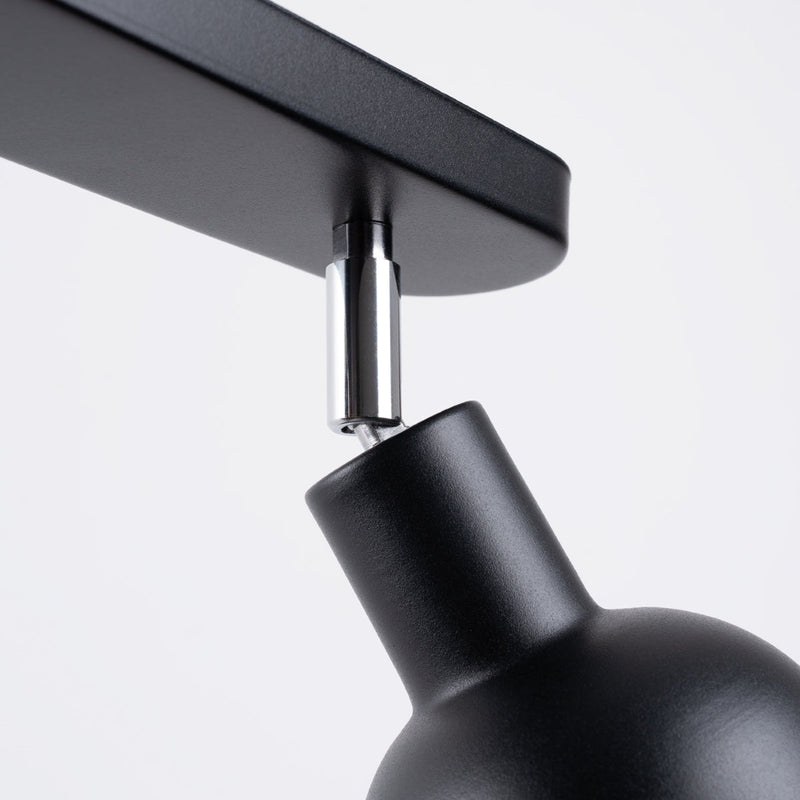 Plafonnier Cloche Réglable Elba 2 noir