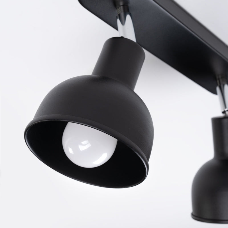Plafonnier Cloche Réglable Elba 2 noir