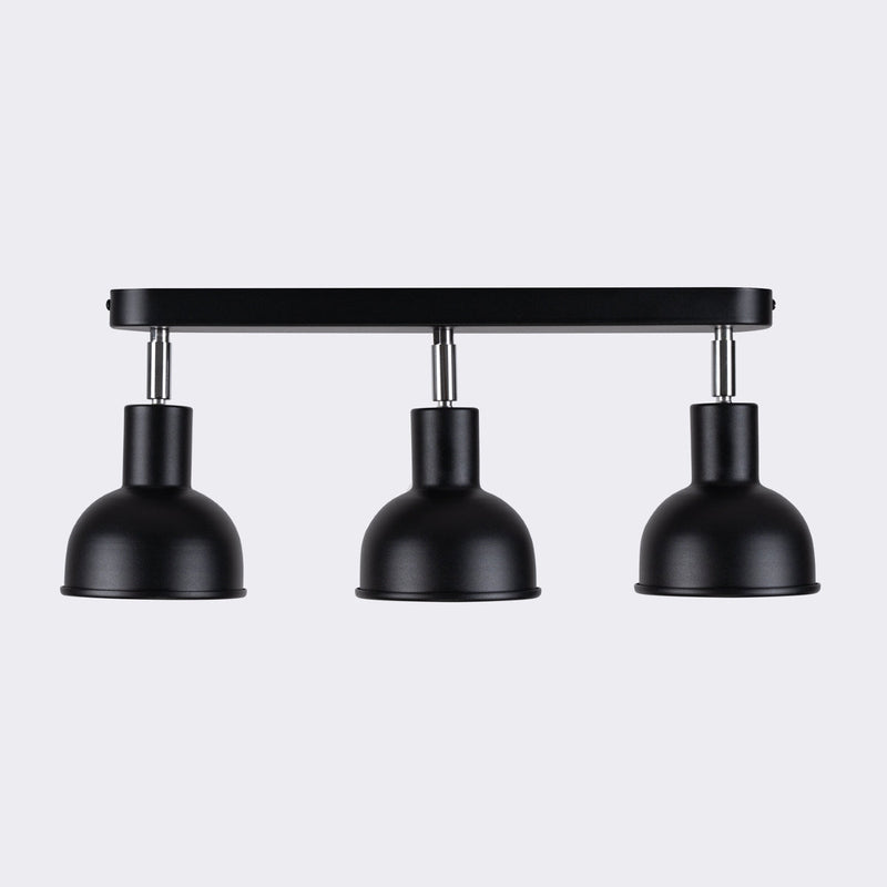 Plafonnier Cloche Réglable Elba 3 noir