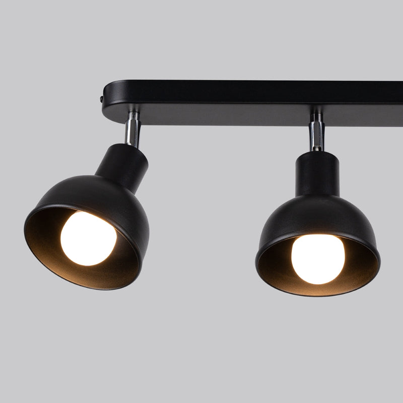 Plafonnier Cloche Réglable Elba 3 noir