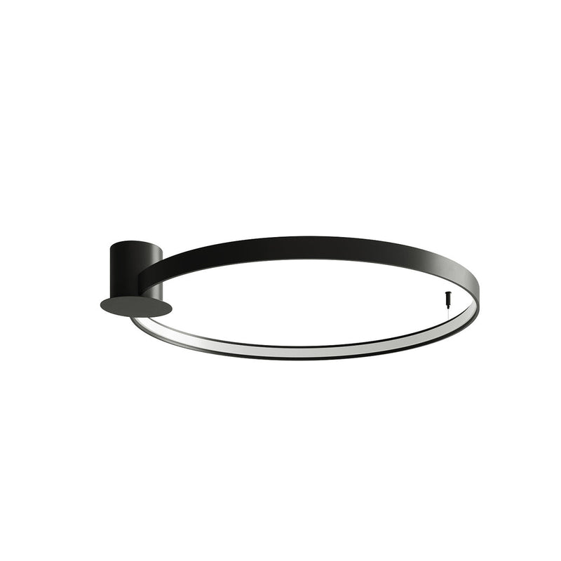 Plafonnier Anneau Solis 78 noir 4000K