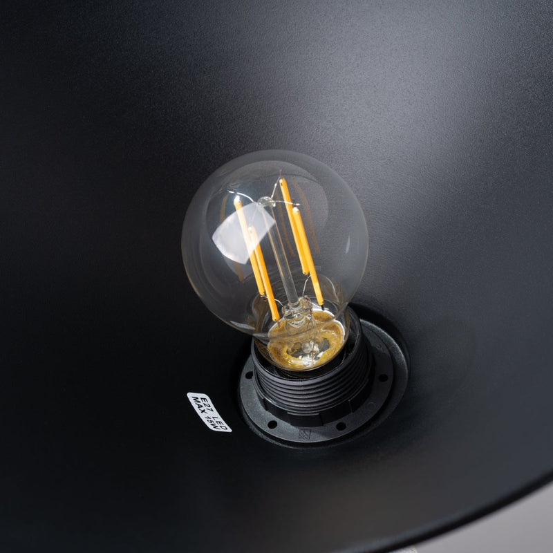 Lampe suspendue Cône Moderne noir