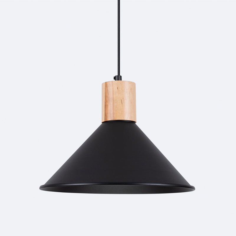 Lampe suspendue Cône Moderne noir