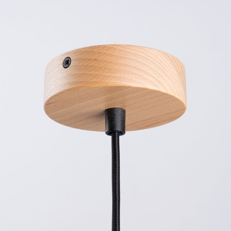 Lampe suspendue Cône Moderne noir