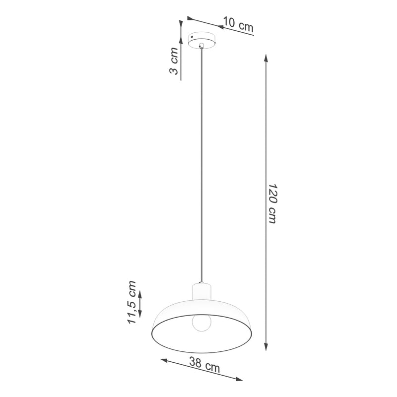 Suspension Luminis Minimaliste blanc