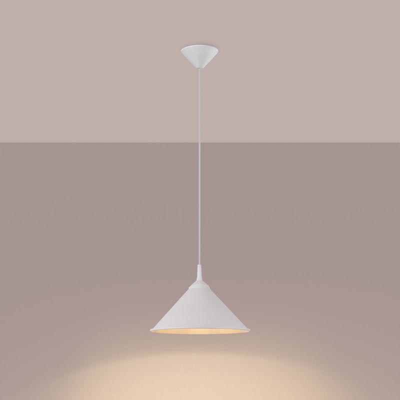 Lampe suspendue Pur Zuna blanc