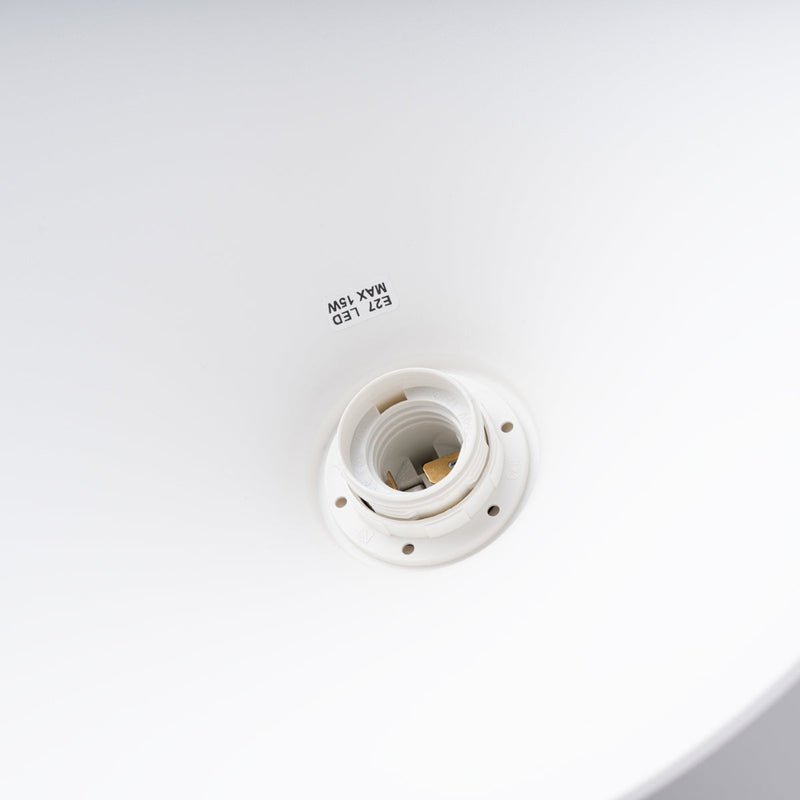Lampe suspendue Pur Zuna blanc