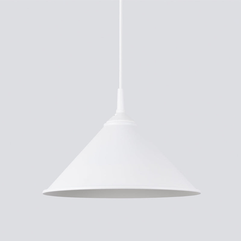 Lampe suspendue Pur Zuna blanc