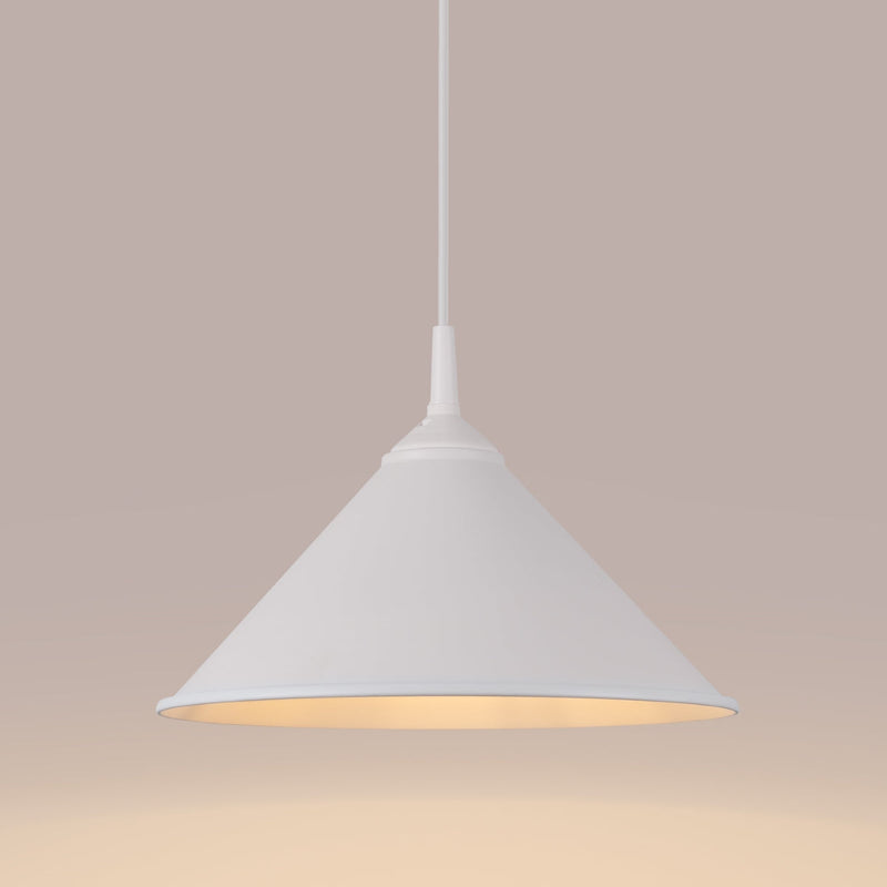 Lampe suspendue Pur Zuna blanc