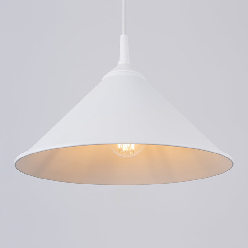 Lampe suspendue Pur Zuna blanc
