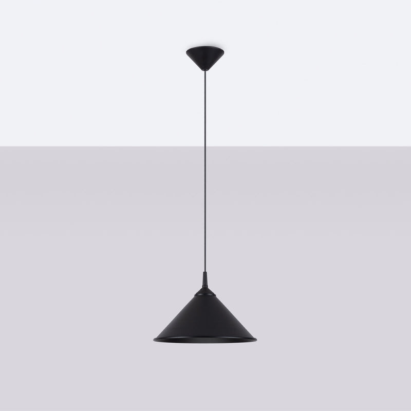 Lampe suspendue Pur Zuna noir