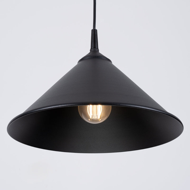 Lampe suspendue Pur Zuna noir
