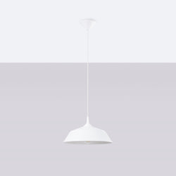 Lampe suspendue Pur Frika blanc