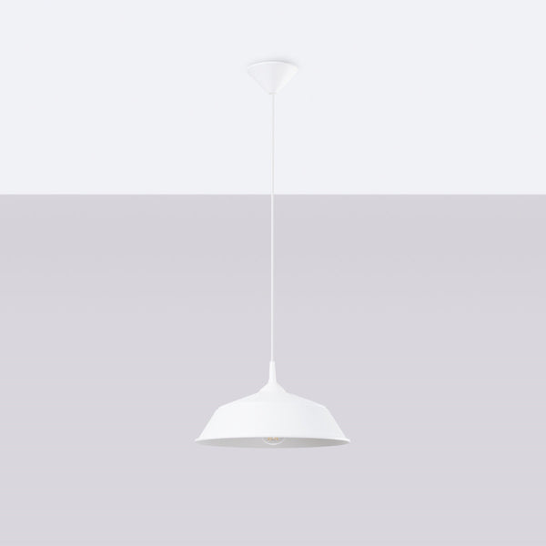 Lampe suspendue Pur Frika blanc