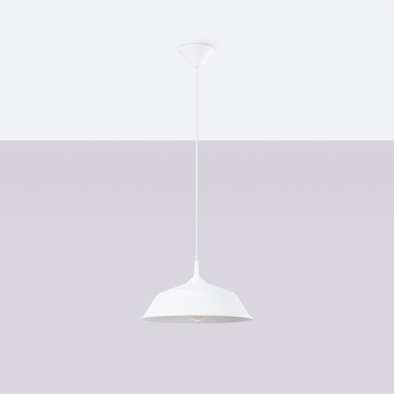 Lampe suspendue Pur Frika blanc