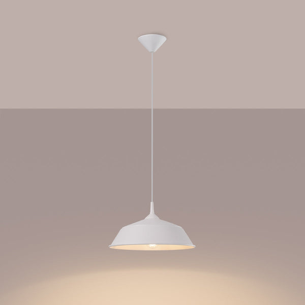 Lampe suspendue Pur Frika blanc