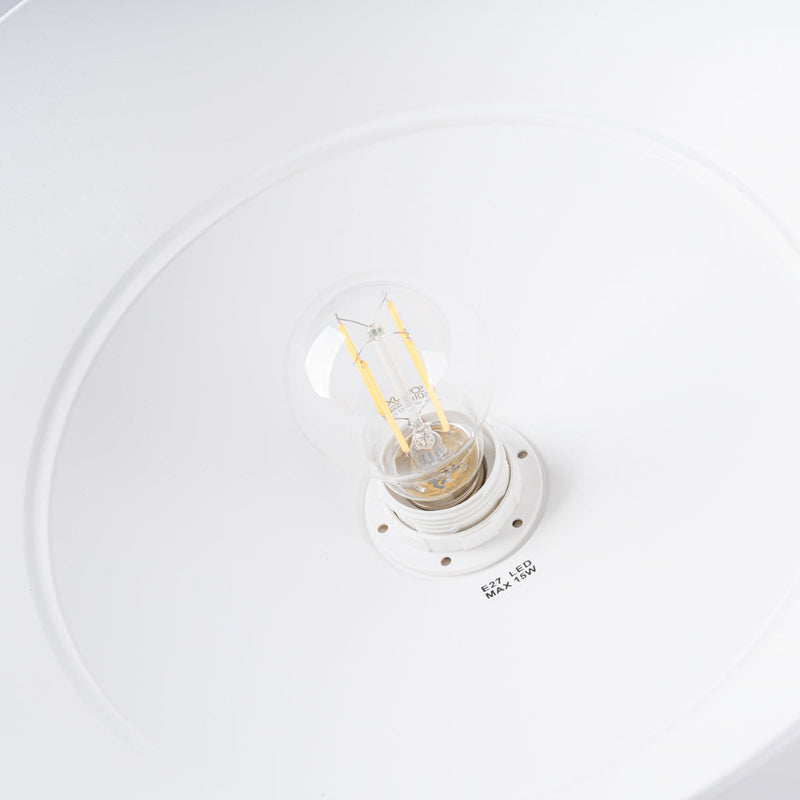 Lampe suspendue Pur Frika blanc