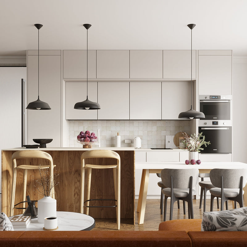 Lampe suspendue Pur Frika noir