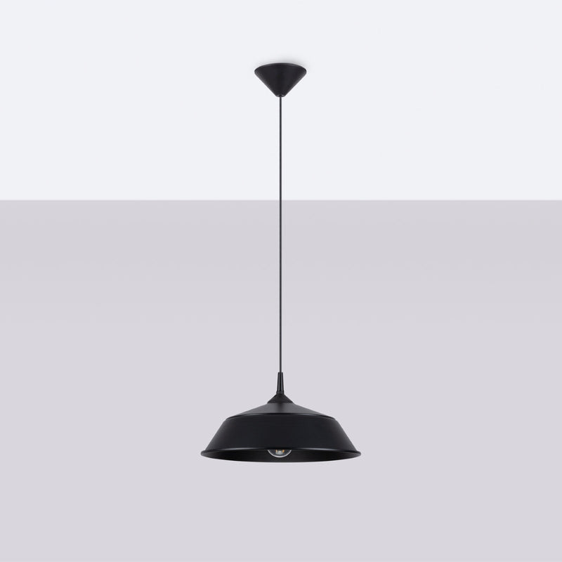 Lampe suspendue Pur Frika noir