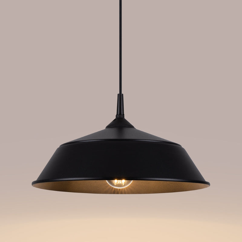 Lampe suspendue Pur Frika noir