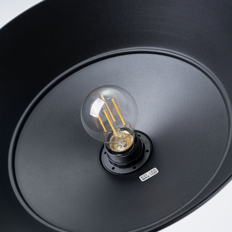 Lampe suspendue Pur Frika noir