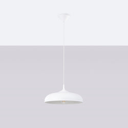 Lampe suspendue Pur Gina blanc