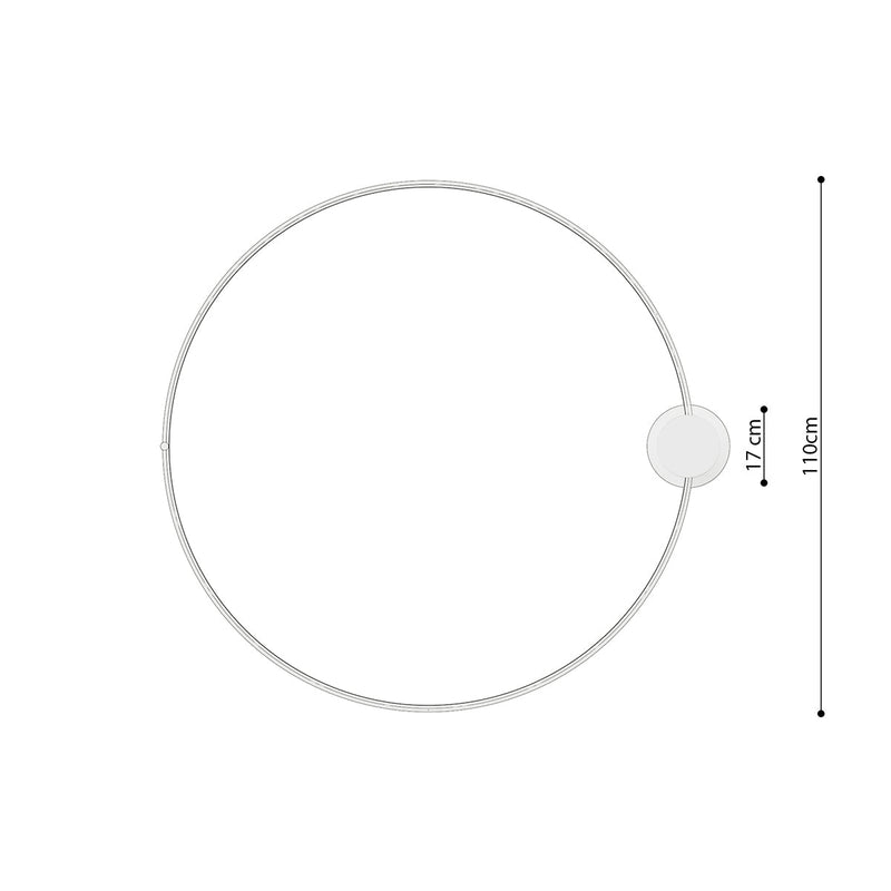 Plafonnier Anneau Solis 110 blanc 3000K
