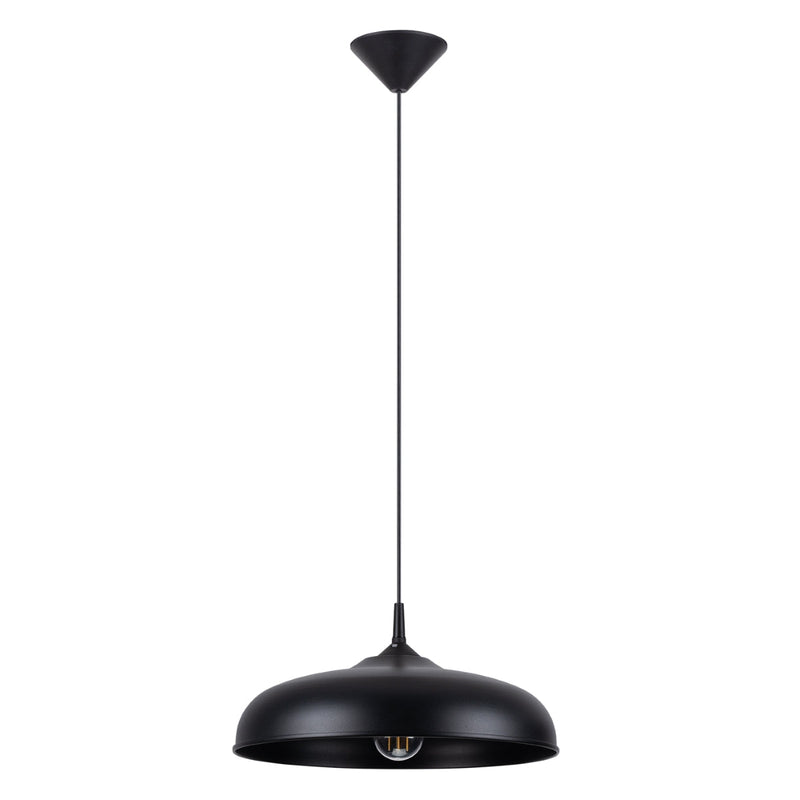 Lampe suspendue Pur Gina noir