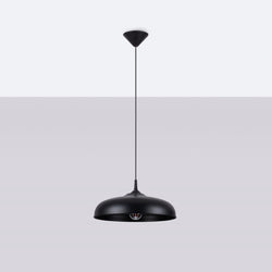 Lampe suspendue Pur Gina noir