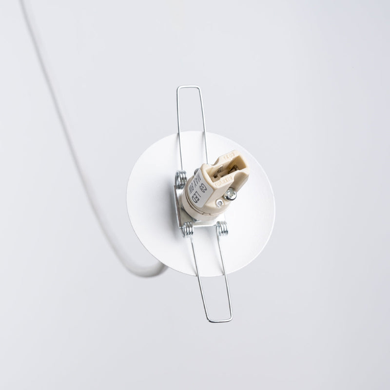 Lampe suspendue Sphère en Cage 3L blanc