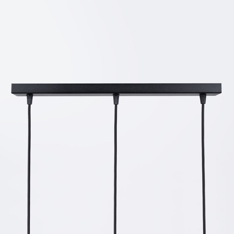 Lampe suspendue Sphère en Cage 3L noir