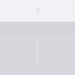 Suspension Design Cannelé 1 blanc