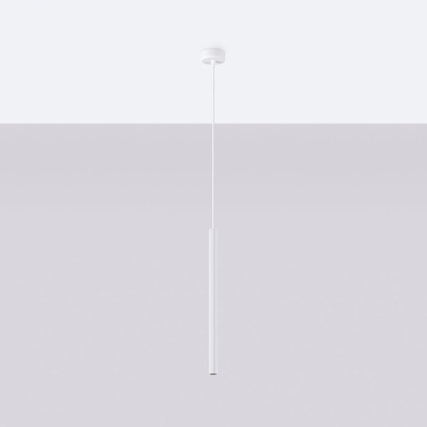 Suspension Design Cannelé 1 blanc