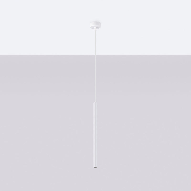 Suspension Design Cannelé 1 blanc