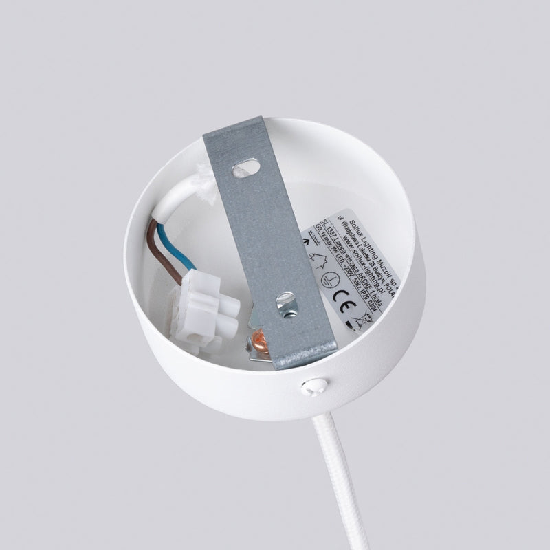 Suspension Design Cannelé 1 blanc