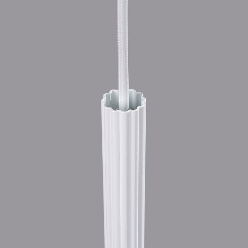 Suspension Design Cannelé 1 blanc