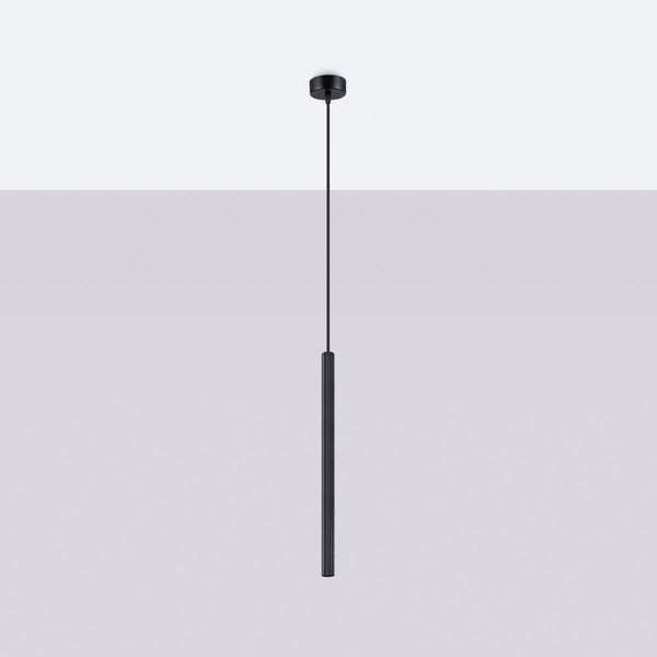 Suspension Design Cannelé 1 noir