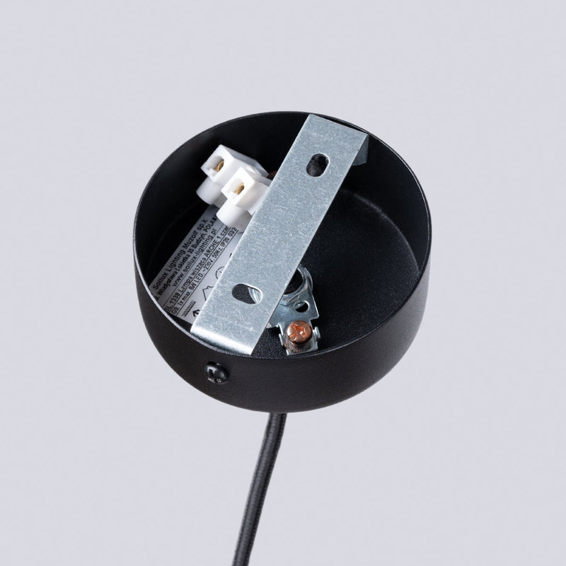 Suspension Design Cannelé 1 noir